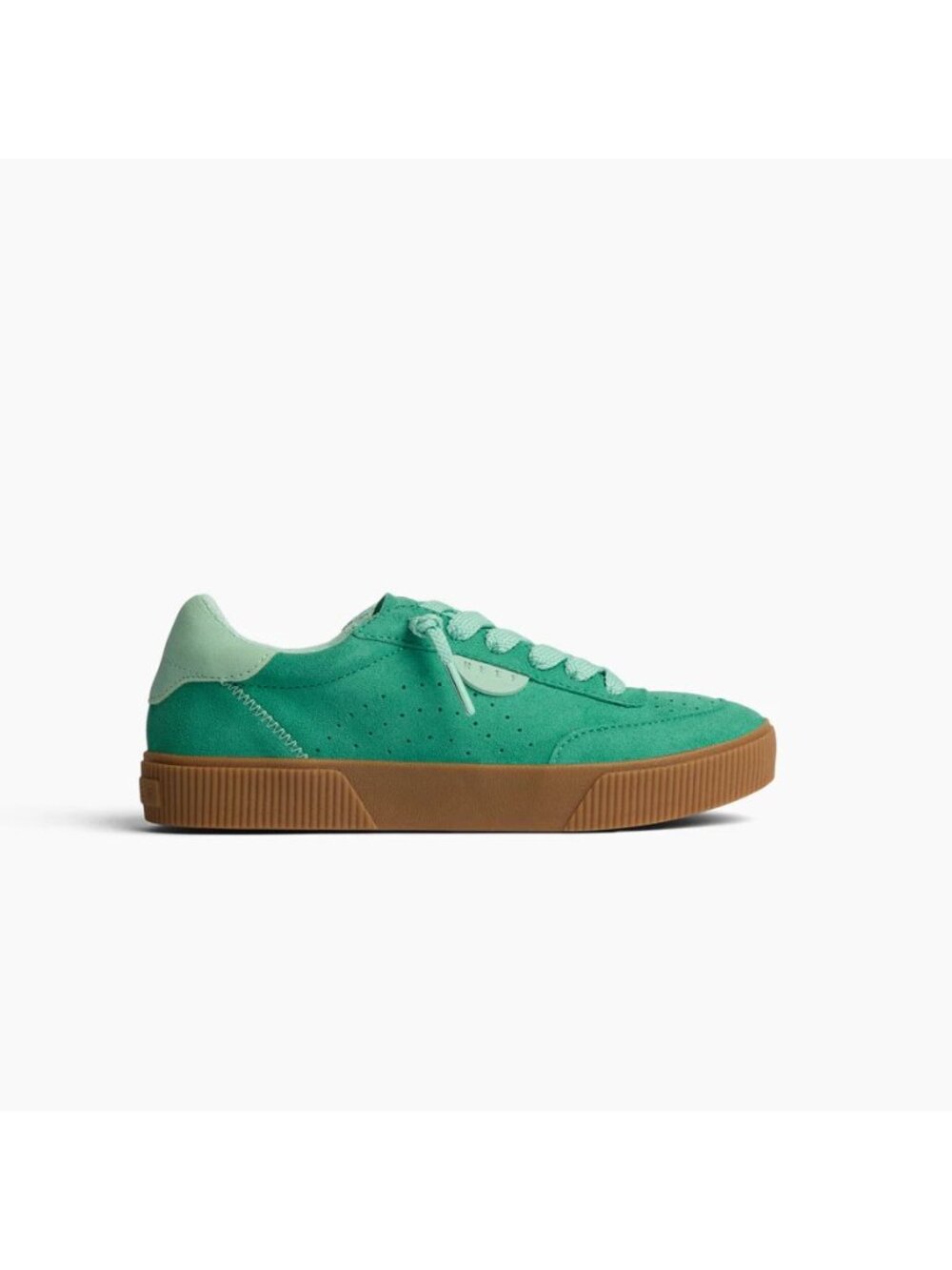 REEF Lay Day Seas Women's Leather Sneakers Green Duo CJ7205 NWT - Picture 4 of 7